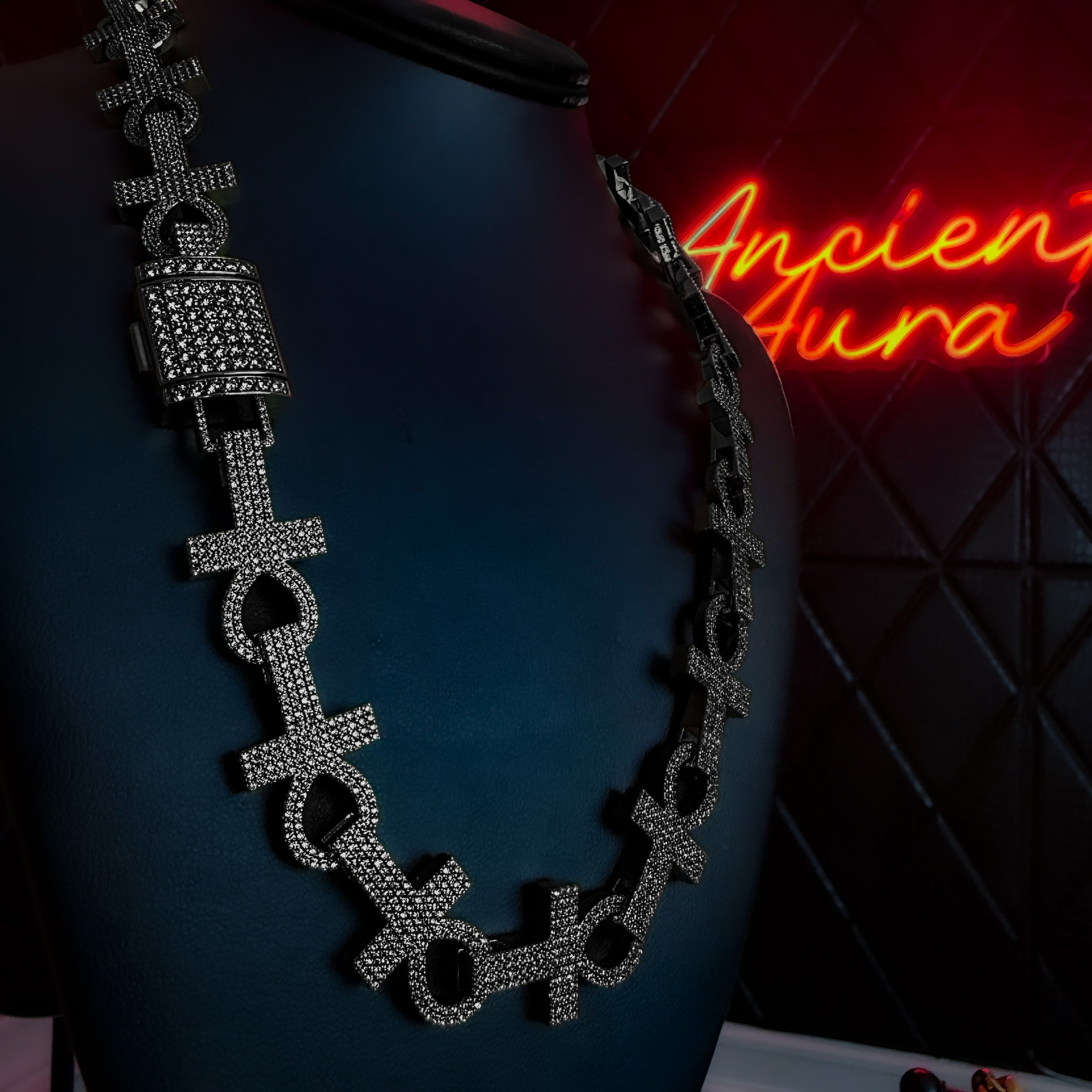 XL Infinity Black ANKH Chain – Ancient Aura Jewelry