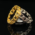 Sterling Silver / Gold Vermeil Cuban Ring