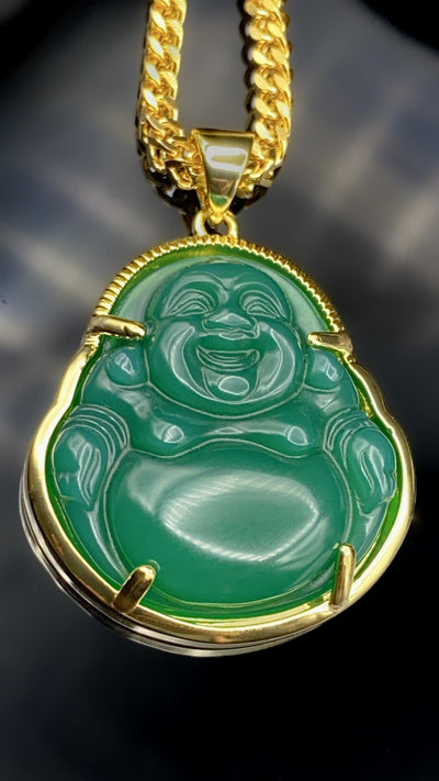 Buddha Jade Crystal Chain