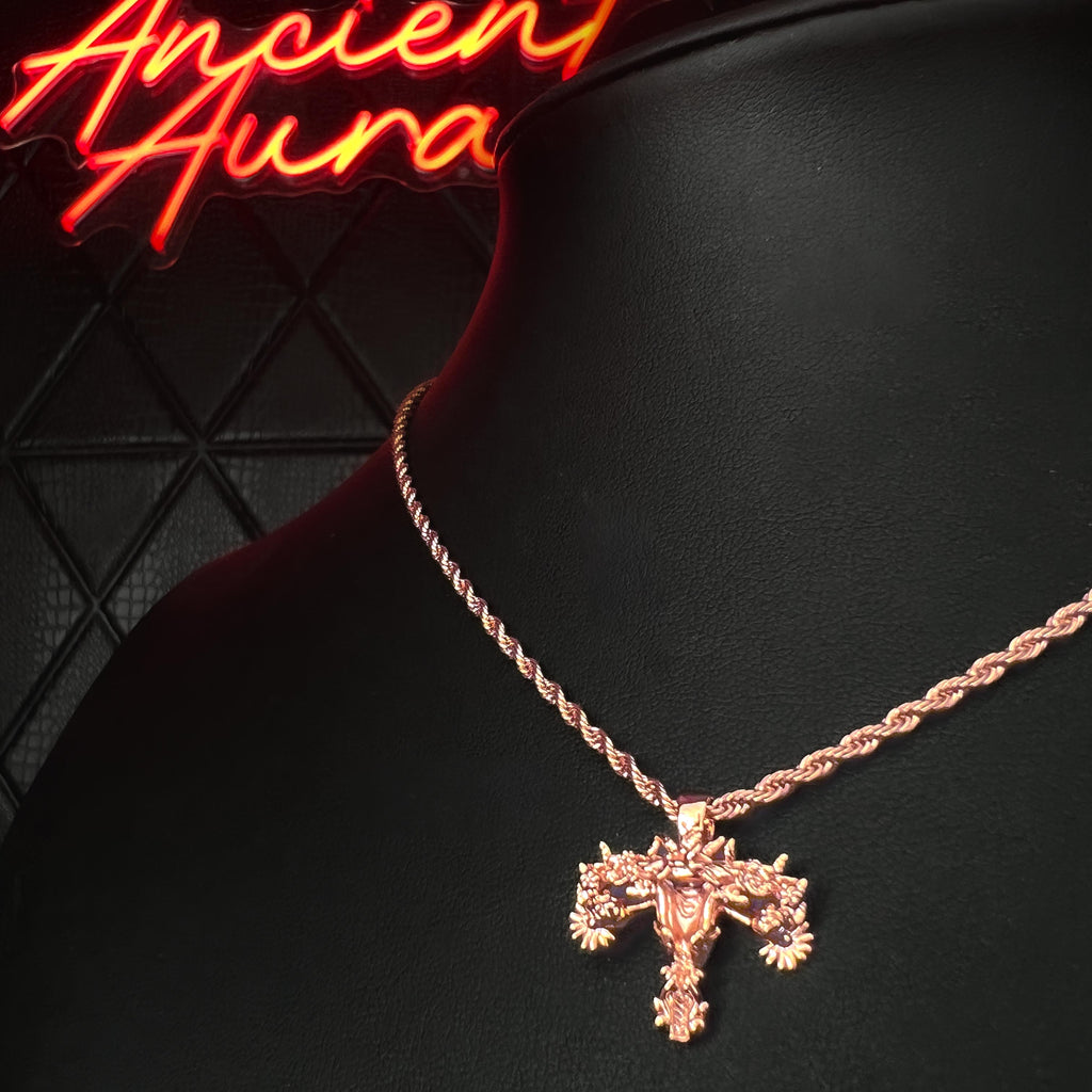 Garden Of Life Rose Gold Necklace – Ancient Aura Jewelry