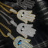 Iced Out Hamsa Chain