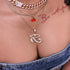 Pink Iced Heru 12mm Cuban Choker