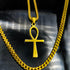 Franco Ankh Gold Chain Bundle