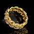 Iced Cuban Gold Ring