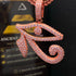 Pink Iced Heru 12mm Cuban Choker