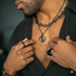 XL Infinity Black ANKH Chain
