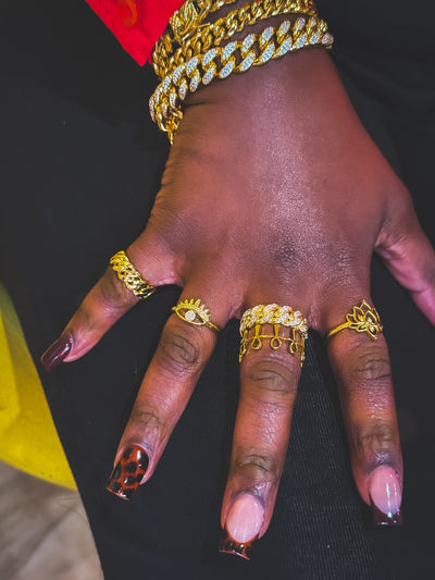 Cuban ANKH Ring Bundle