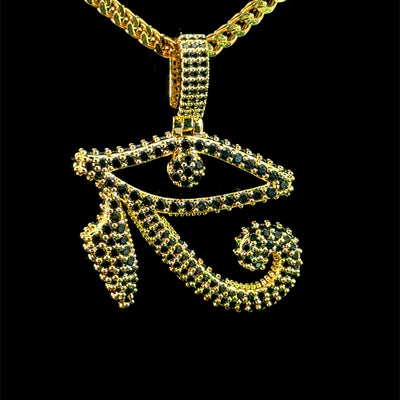 Black Iced Eye Of Heru Chain