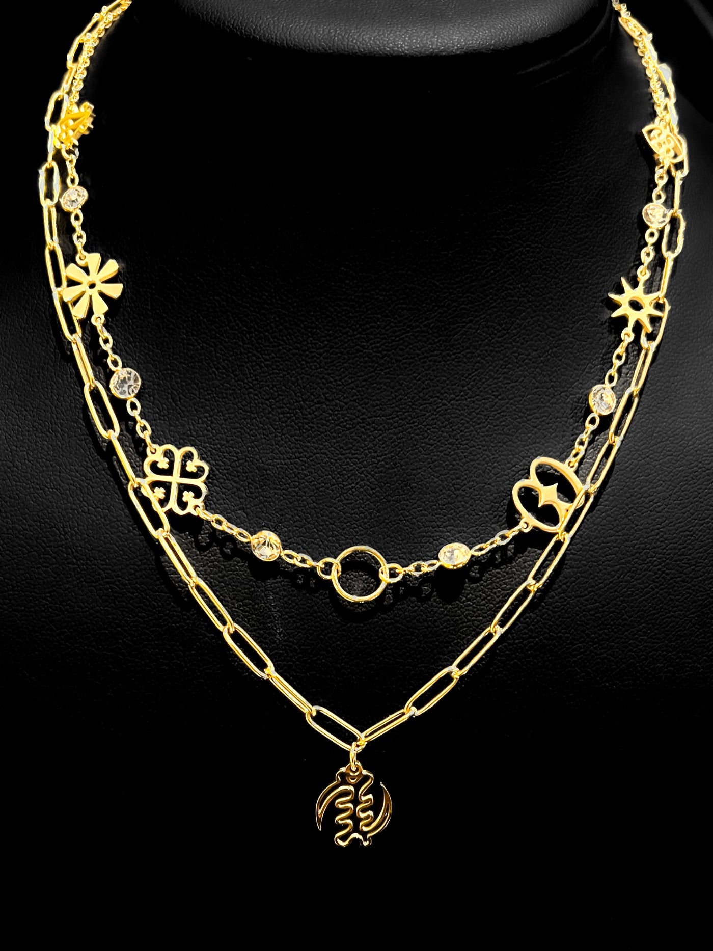 Adinkra Charm Necklace