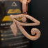 Iced Eye Of Heru Pink Chain
