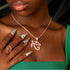 Iced Eye Of Heru Pink Chain
