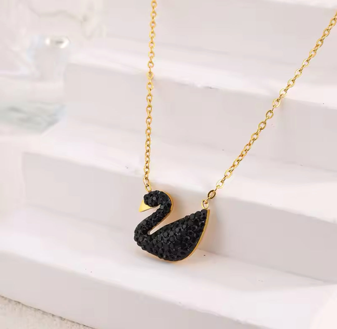 Black Swan Necklace – Ancient Aura Jewelry