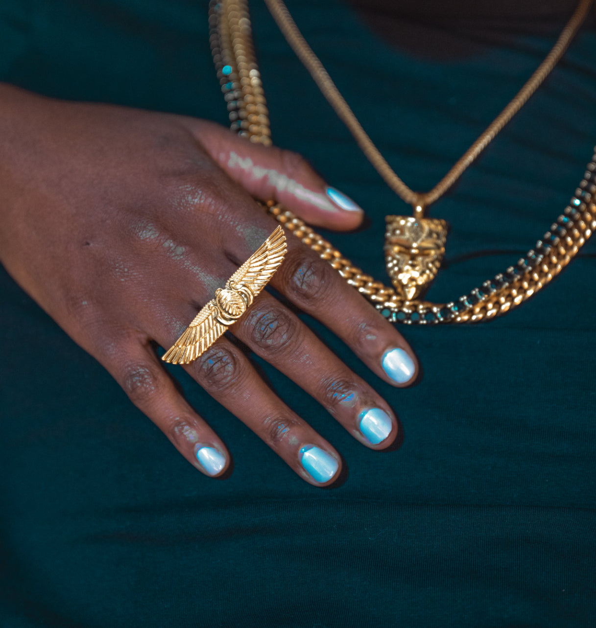 Healing Wings Khepra Ring