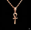 Little Ankh Rose Gold Necklace