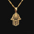 Hand Of Fatima- Hamsa Gold Necklace