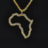 MotherLand Africa Outline Necklace