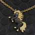 Black Unicorn Necklace