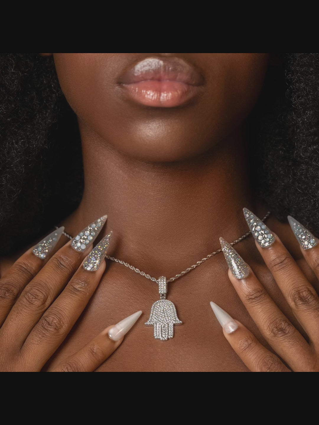 Hamsa So Icy Necklace