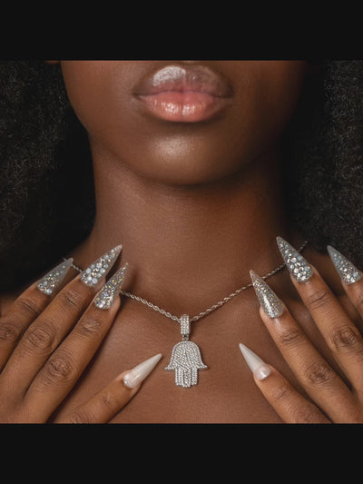 Hamsa So Icy Necklace