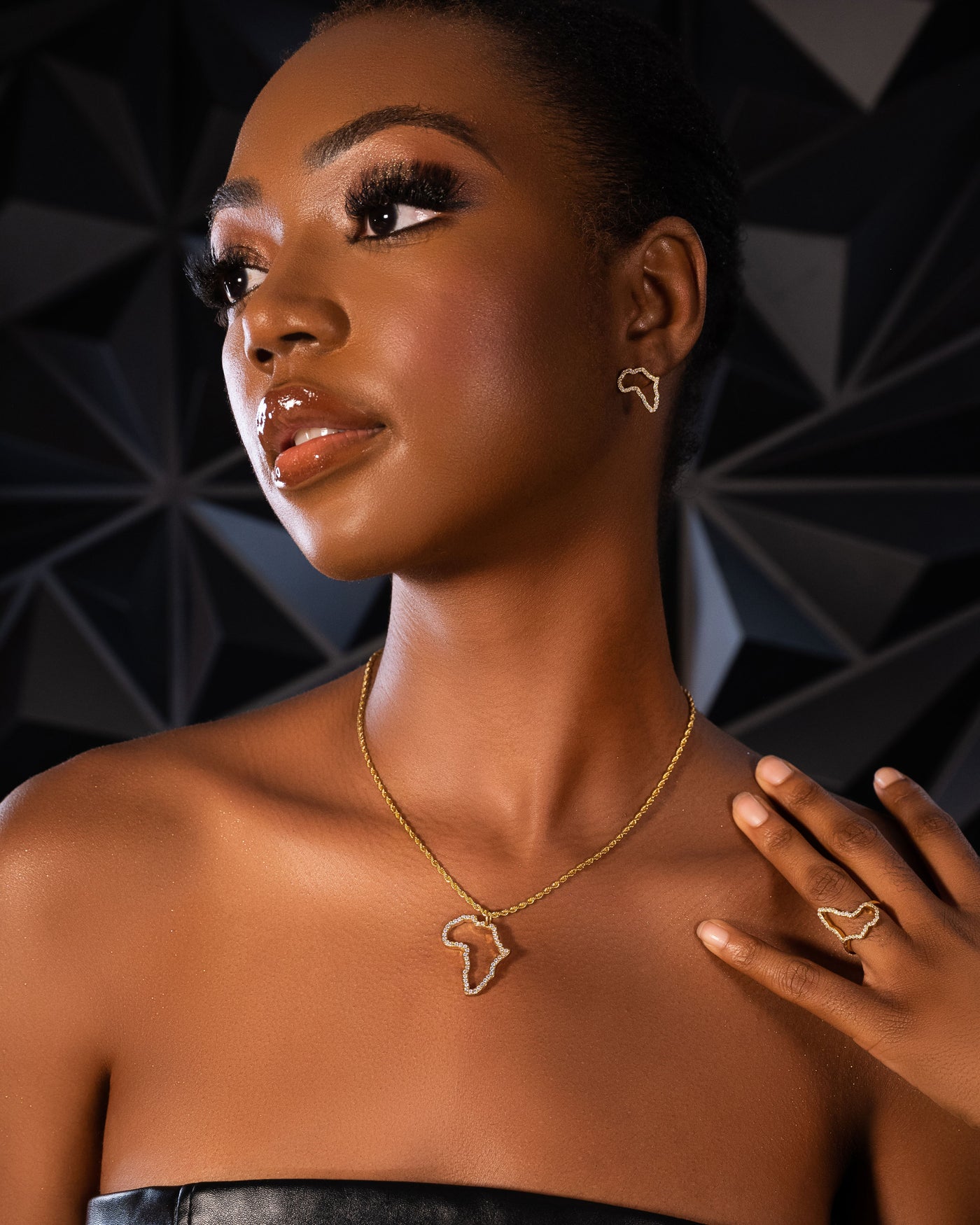 Motherland 3 Piece Bundle (ring + necklace + earrings)