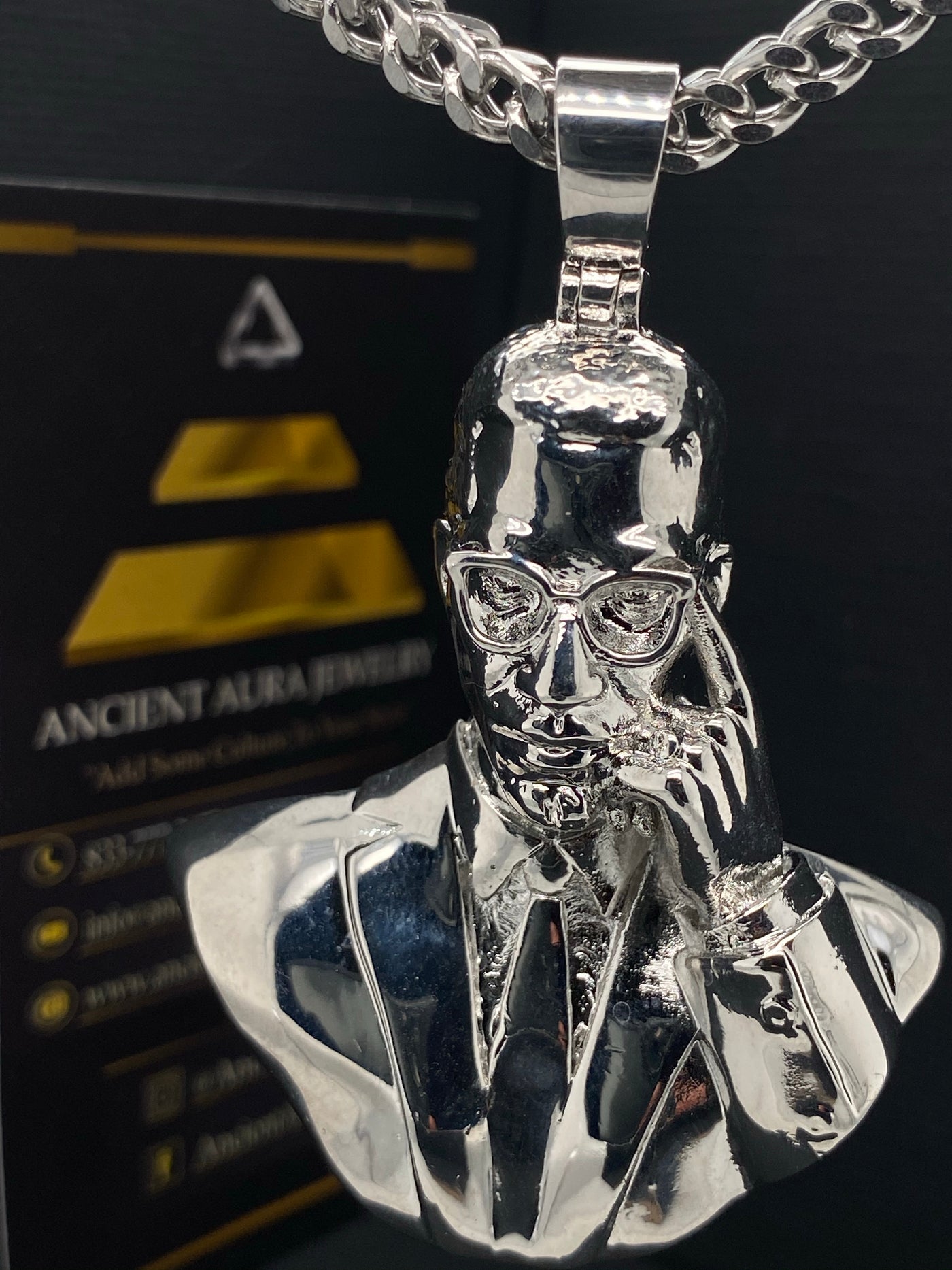 Malcolm x gold pendant hotsell