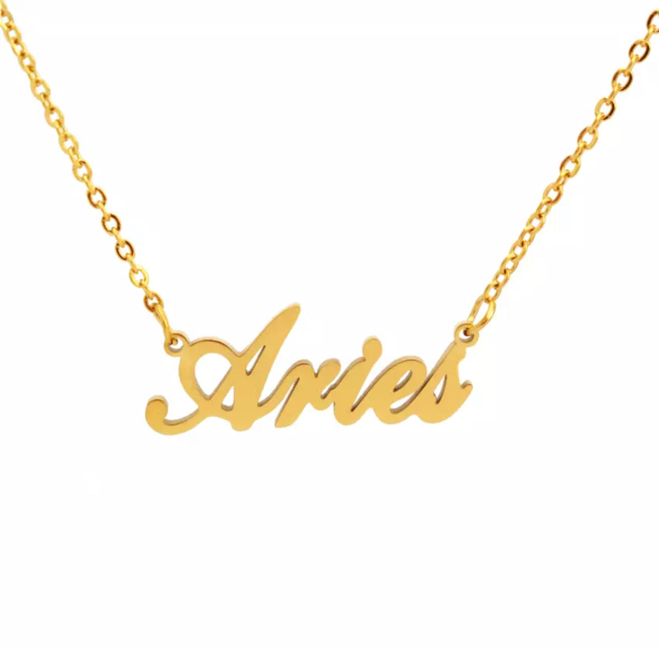 Zodiac Words Necklace