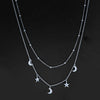 Moon Light Sterling Silver Necklace