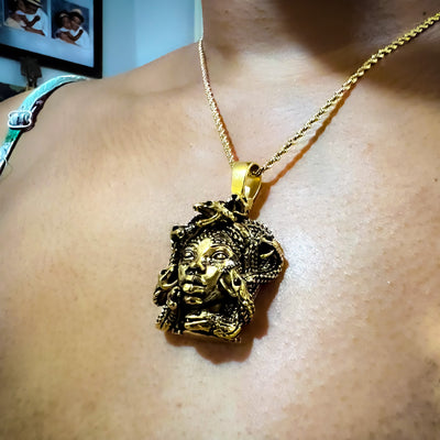 Black Medusa Necklace