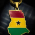 Ghana Flag Chain