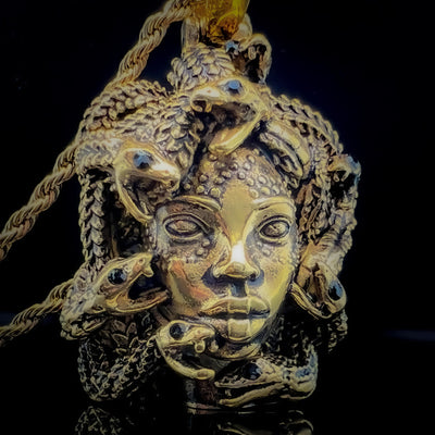 Black Medusa Necklace