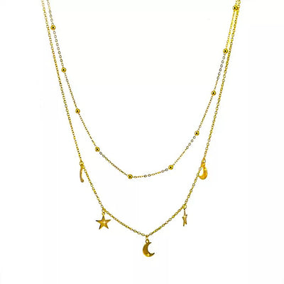 Moon Light Sterling Silver Necklace