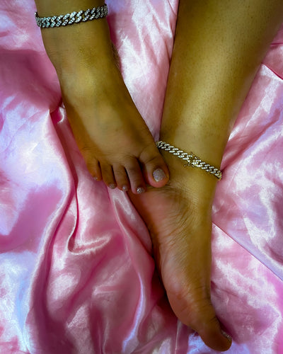 Cuban Bling Anklet