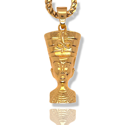 Micro Nefertiti Gold Necklace