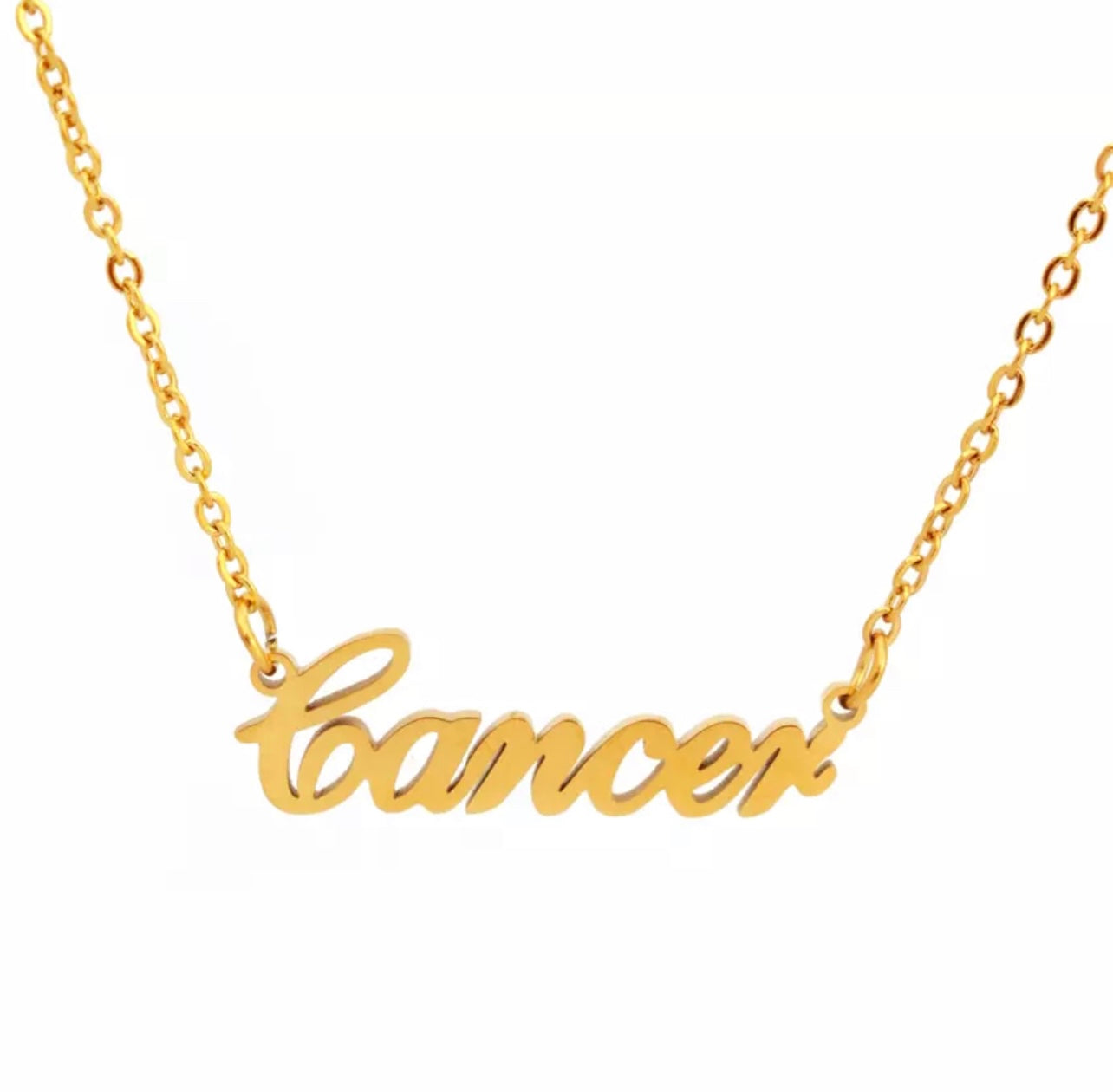 Zodiac Words Necklace