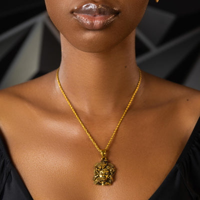 Black Medusa Necklace