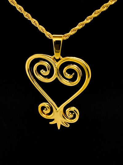 Sankofa Adinkra Necklace