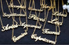 Zodiac Words Necklace