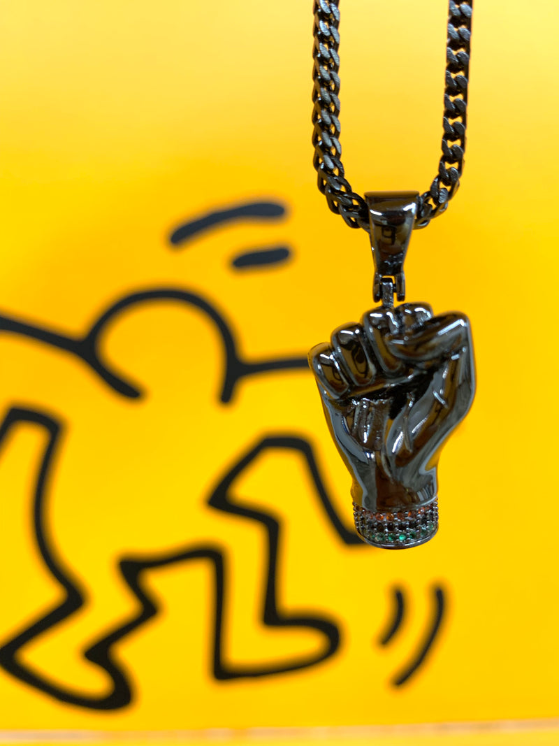 Black power pendant hotsell