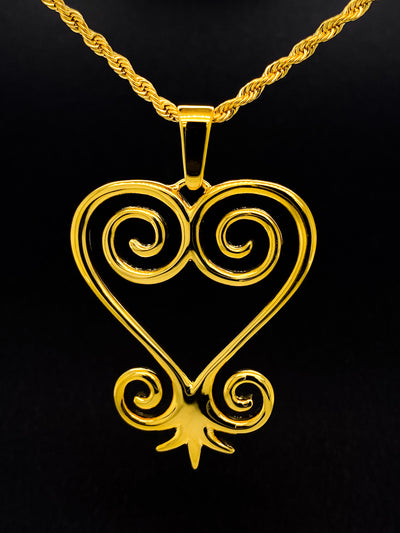 Sankofa Adinkra Necklace