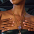 Raw Amethyst/Rose Quartz Necklace