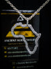 MotherLand Africa Outline Necklace