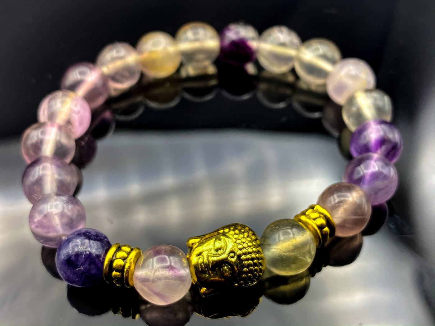 Buddha Fluorite Bracelet