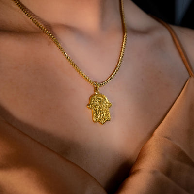 Hamsa Gold Chain