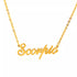 Zodiac Words Necklace