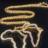 Sterling Silver Motherland Outline Necklace & Ring Bundle