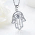 Hamsa Sterling Silver Necklace